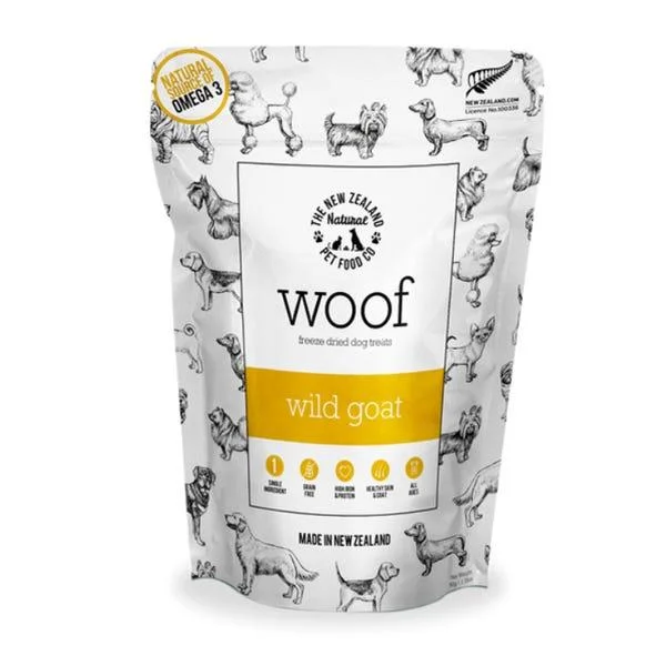 New Zealand Natural Woof Treats - Wild Goat 50g